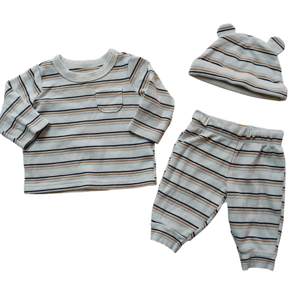 #0387 Baby Carter's Child Of Mine 3pc. Set Size 0-3M Like New Condition - Picture 1 of 12
